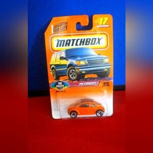 Match VW Concept 1 Toy Car - Orange